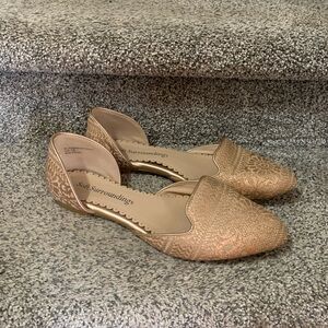 Rose Gold flats